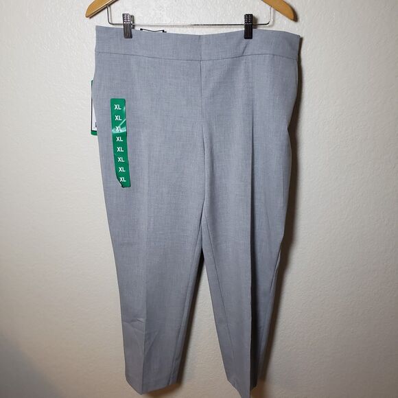 Hilary Radley Mid-Slim Rise Ankle Pull Up Pants - Picture 3 of 4